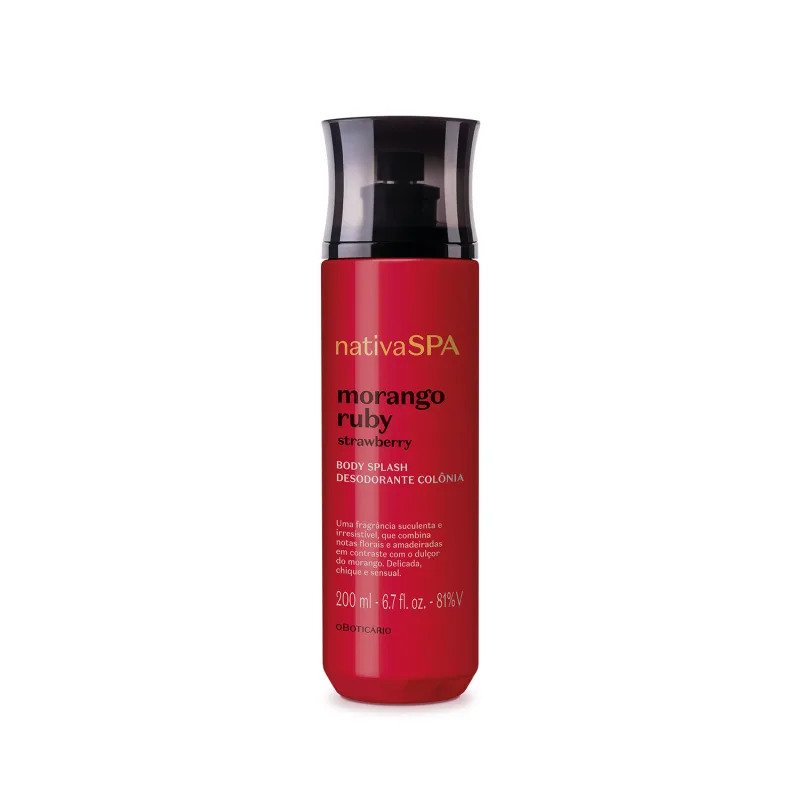 Nativa SPA Strawberry Ruby Body Splash 200ml