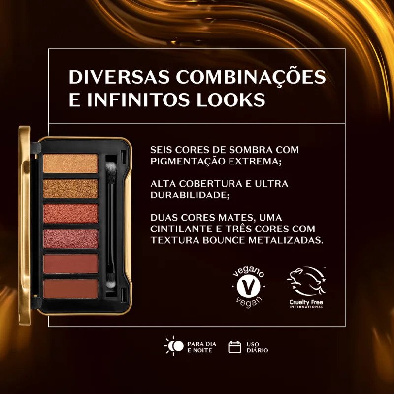 Make B. Melted Gold Eyeshadow Palette 4g