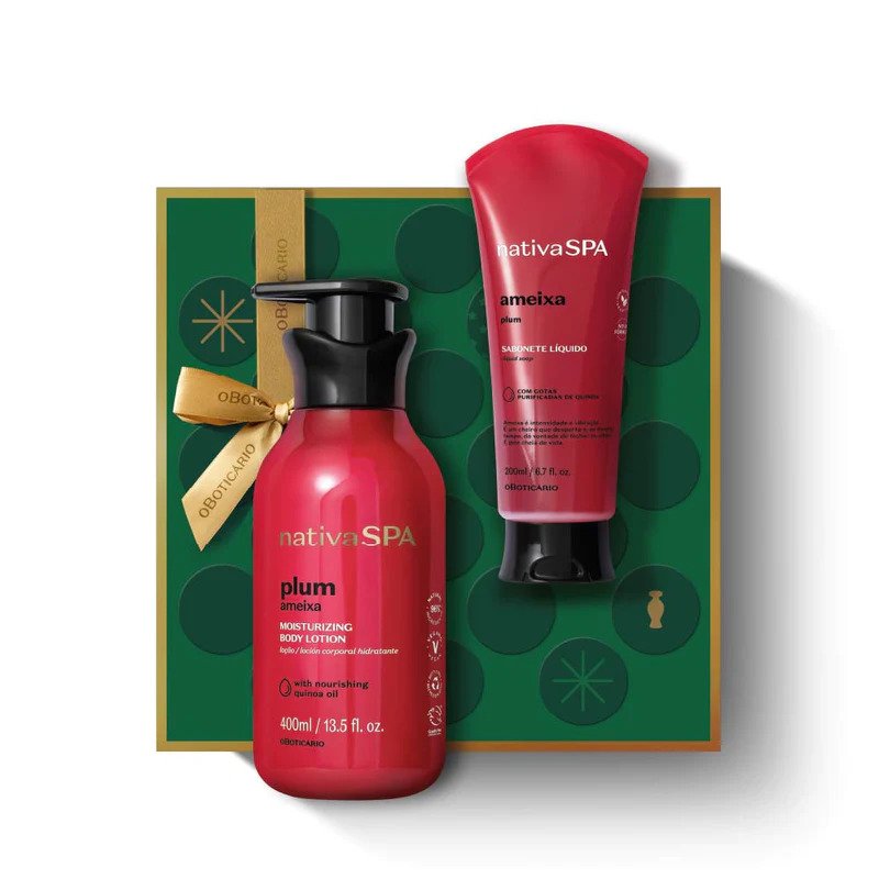Christmas Set Nativa Spa 1 Plum Body Lotion + 1 Plum Shower Gel