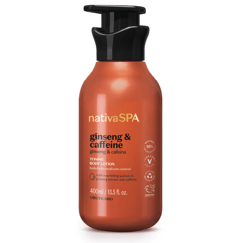 Nativa SPA Ginseng & Caffeine Moisturizing Body Lotion 400ml