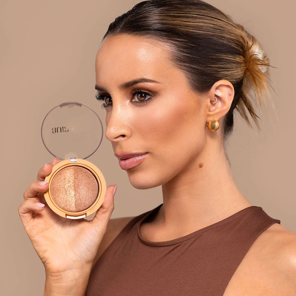 QDB Aura By Helena Coelho Duo Blush Tan Tastic 9g