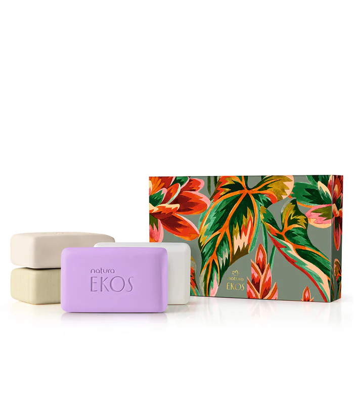 Ekos Holiday Creamy Soap Bar Set (4 Soap Bars)