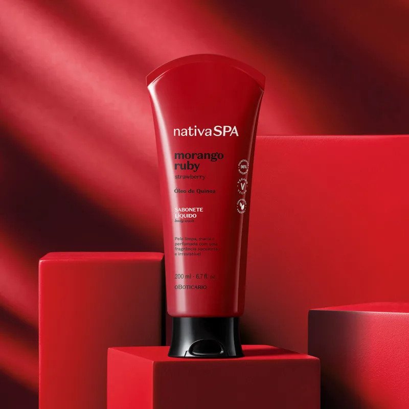 Nativa Spa Strawberry Ruby Shower Gel 200ml