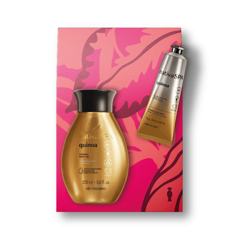 Set Nativa Spa 1 Quinoa Body Oil + 1 Quinoa Moisturizing Hand Cream