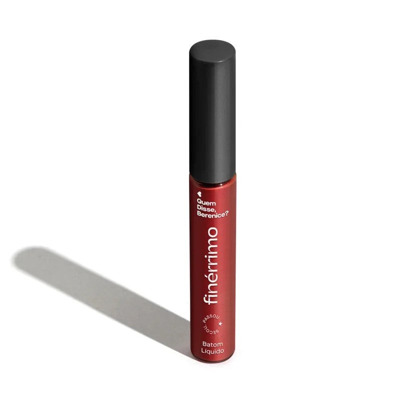 QDB Tô com Tudo Finérrimo Red Liquid Lipstick 5ml