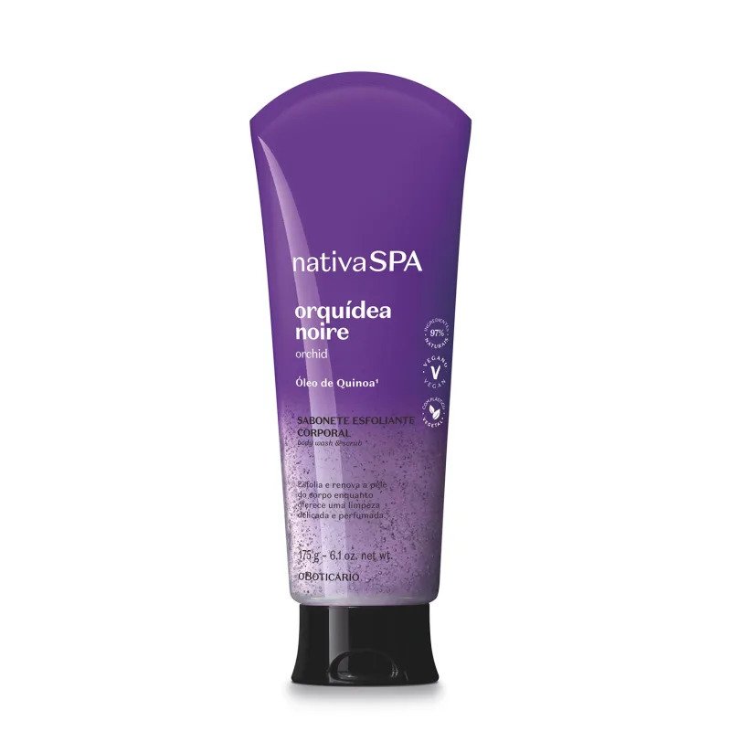 Nativa Spa Orchid Noire  Exfoliating Shower Gel 200ml