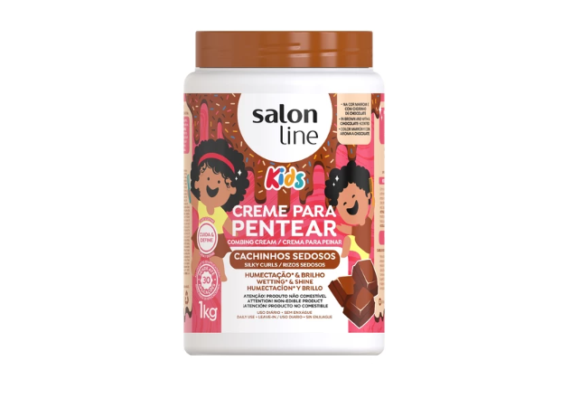 Salon Line Kids' Nourished Curls Chocolate Combing Cream