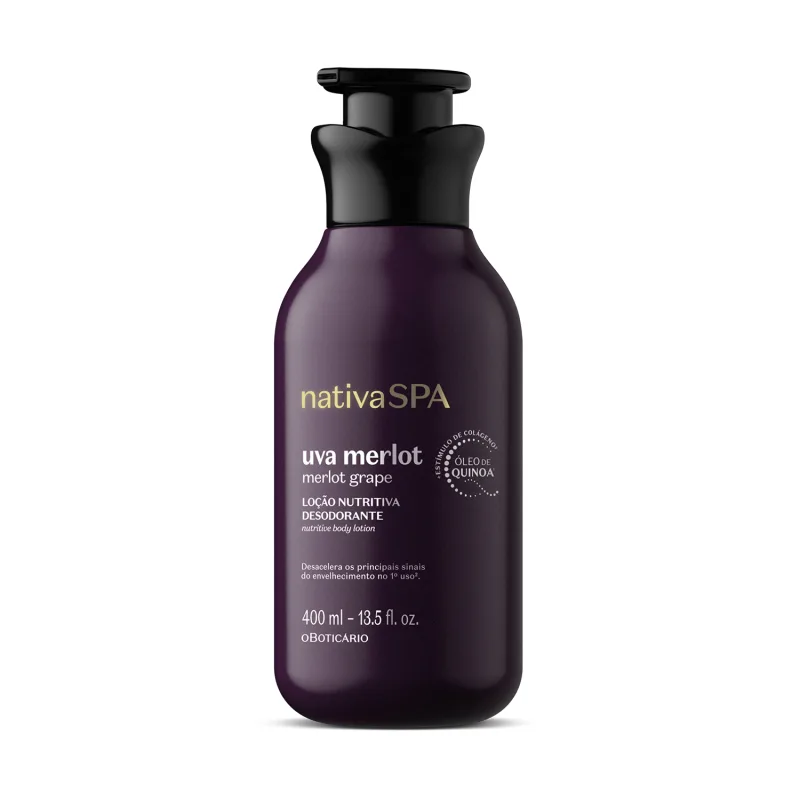 Nativa Spa Grape Merlot Moisturizing Body Lotion 400ml