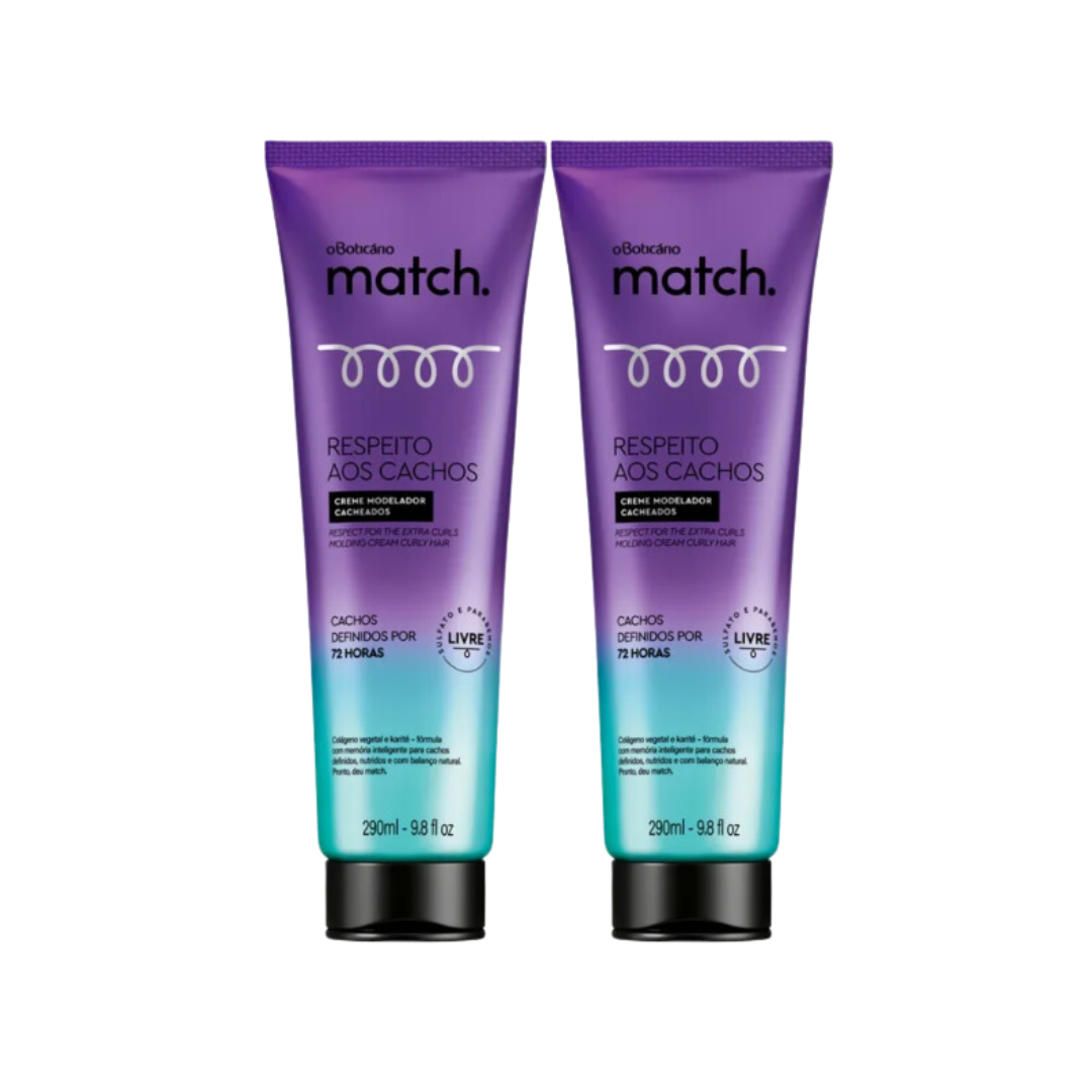 2 un Match Respect For The Curls - Curl Defining For Curly Hair 290ml