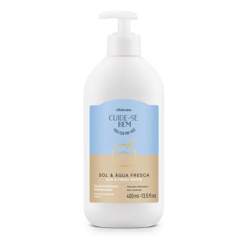 Cuide Se Bem Body Lotion Sun and Fresh Water 400ml