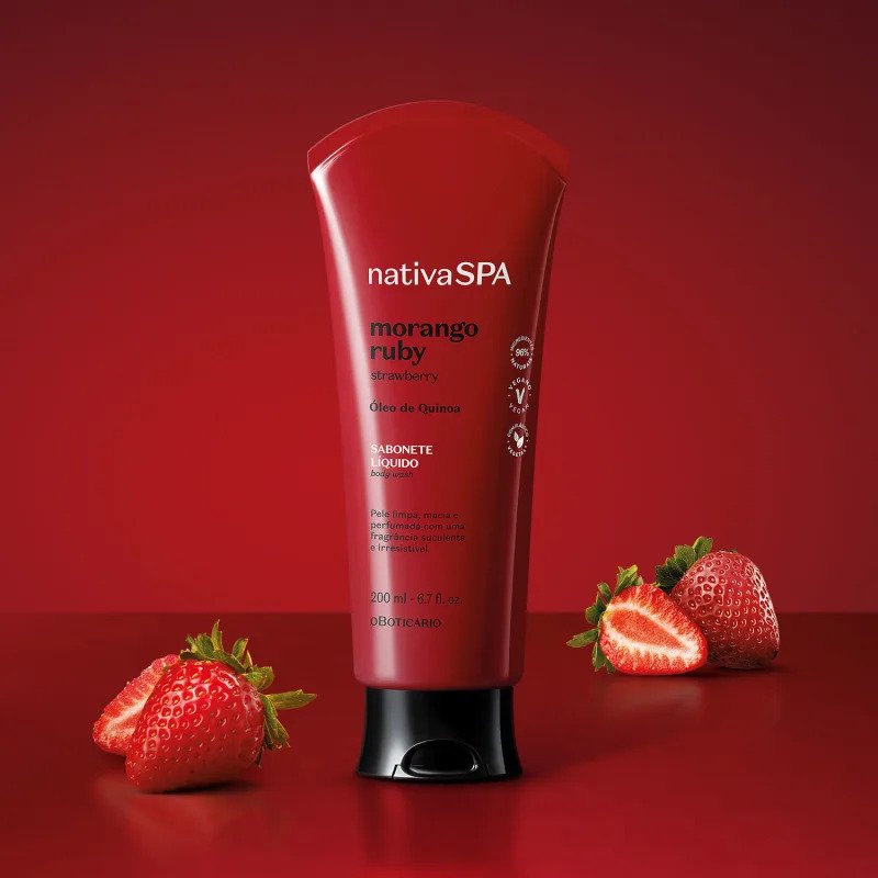 Nativa Spa Strawberry Ruby Shower Gel 200ml