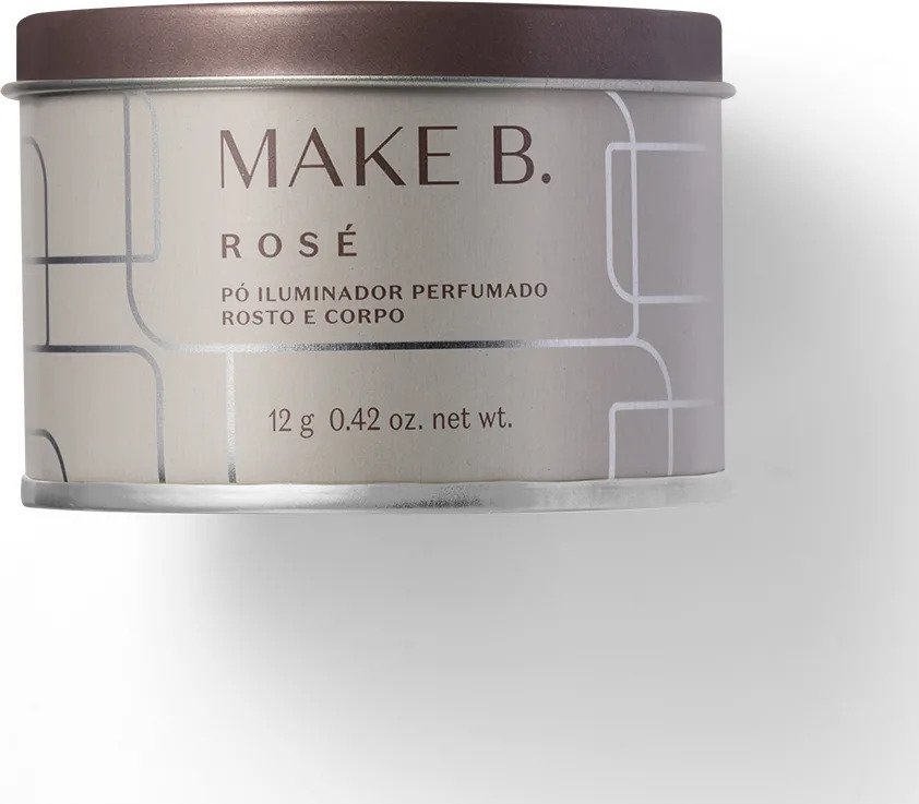 Make B - Scented Illuminating Powder Rose for Face & Body 12g