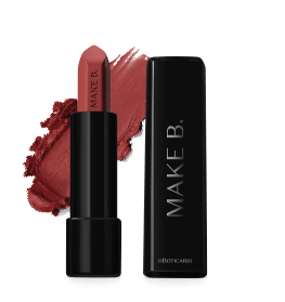 Make B Matte Lipstick with Polyglutamic Color Hot Brown 4g