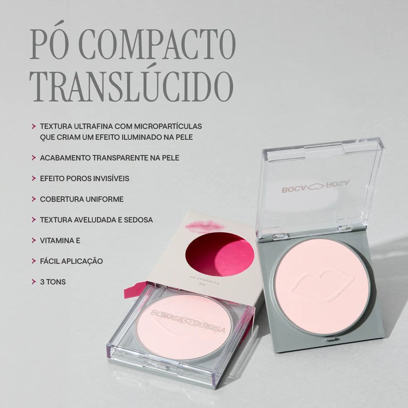 Boca Rosa Translucent Compact Powder Jujuba