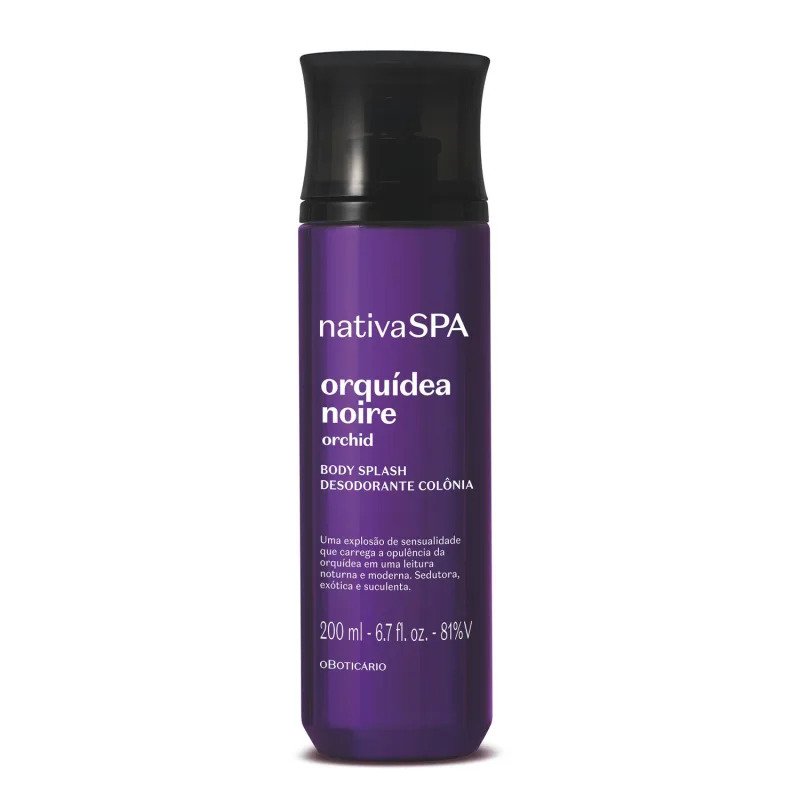 Nativa Spa Body Splash Orchid Noire 200ml