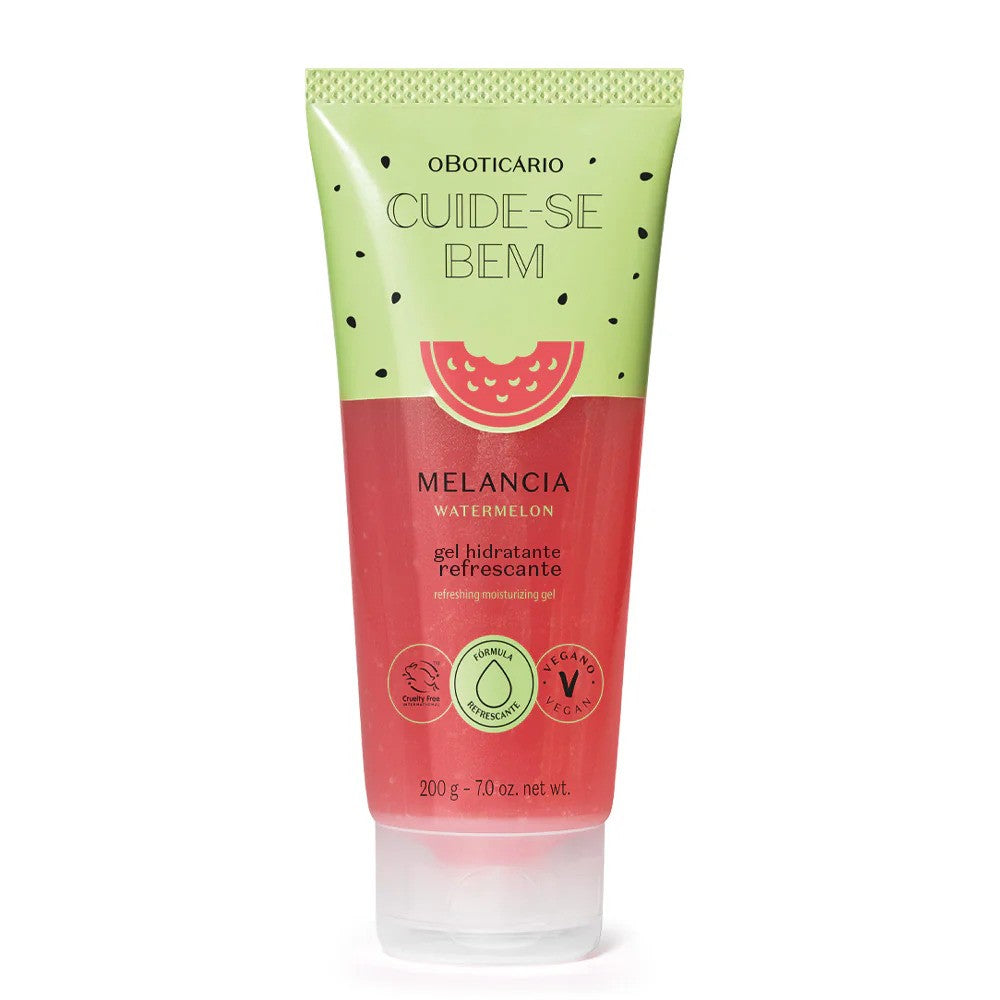 Cuide-Se Bem Watermelon Refreshing Moisturizing Body Gel - 200g