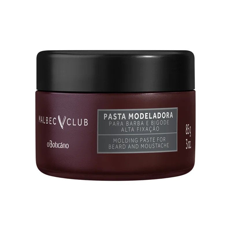 Malbec Club Beard and Mustache Modeling Paste, 85g