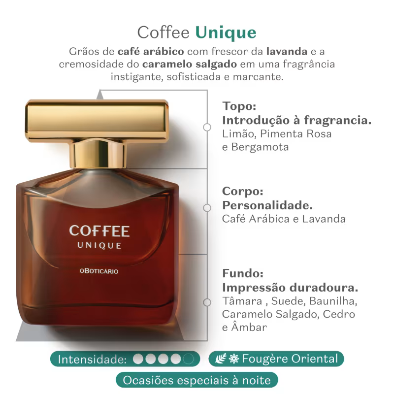 Coffee Man Unique Fougère Oriental Cologne 100ml