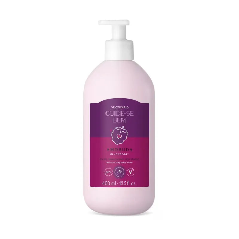 Cuide-Se Bem Moisturizing Blackberry (Amoruda) Body Lotion 400ml