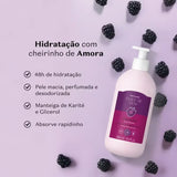 Cuide-Se Bem Moisturizing Blackberry (Amoruda) Body Lotion 400ml