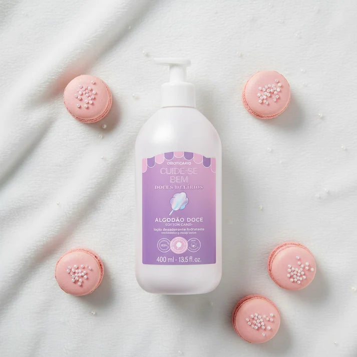 Cuide-Se Bem Moisturizing Cotton Candy Body Lotion 400ml