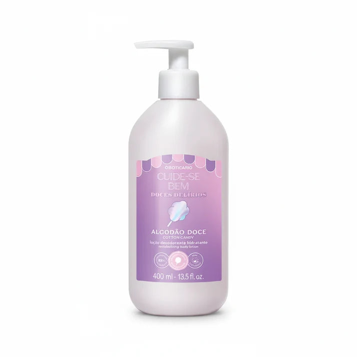 Cuide-Se Bem Moisturizing Cotton Candy Body Lotion 400ml
