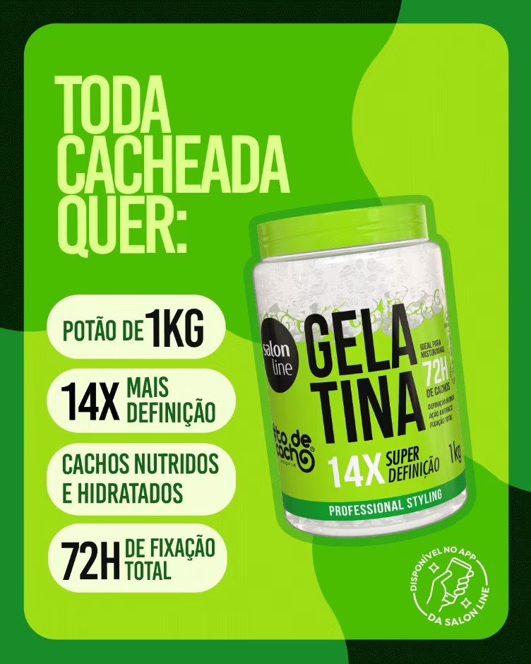 Salon Line #Todecacho Definition Jelly Gel - 1Kg