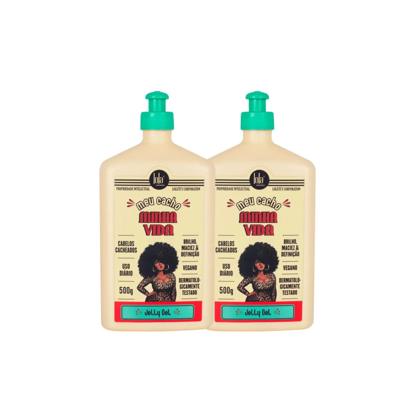 2x Jelly Gel Meu Cacho Minha Vida 500g