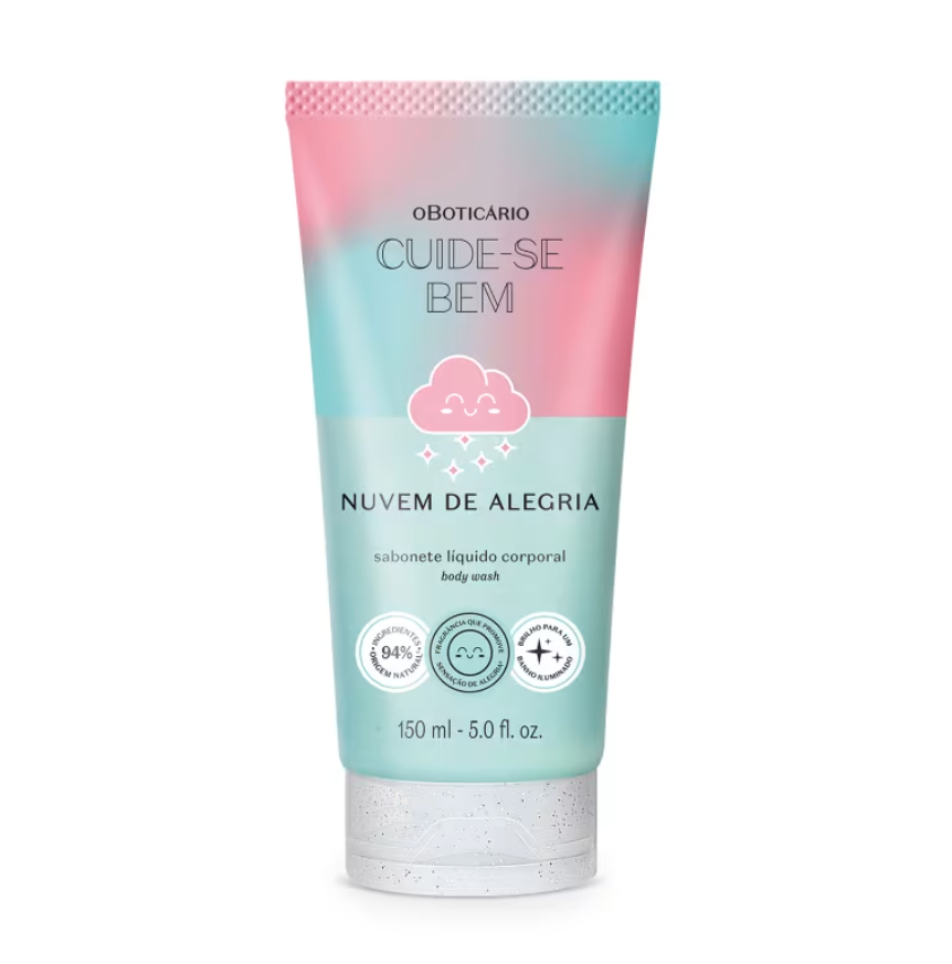 Cuide-se Bem Nuvem de Alegria Liquid Body Wash 150ml