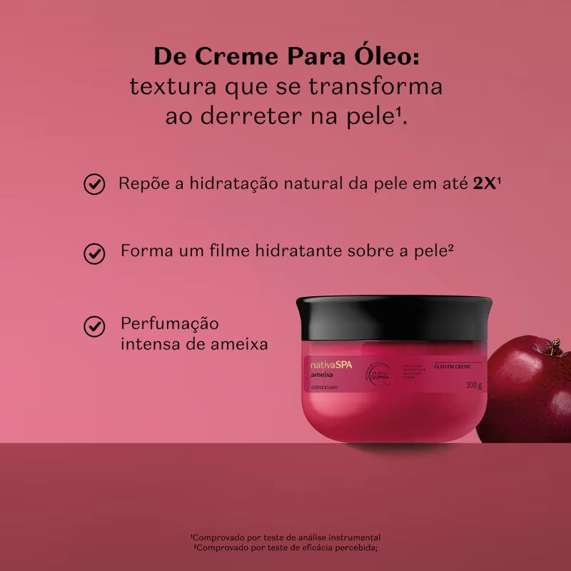 Nativa Spa Plum Body Oil Cream 200g