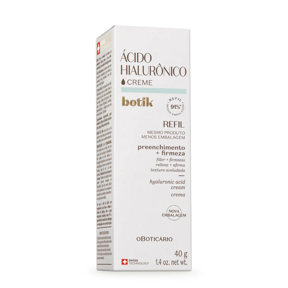 Botik Refil Hyaluronic Acid Cream Facial Moisturizer 40g
